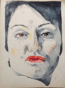 Patty, watercolor, 24”X18”, 1982